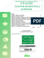 Matemáticas 3o ESO Soluciones