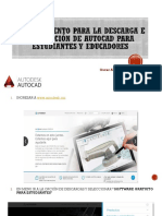 PROCEDIMIENTO PARA LA DESCARGA E INSTALACIÓN DE AUTOCAD