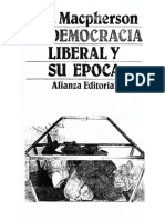 Macpherson C B - La Democracia Liberal Y Su Epoca