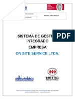 Informe SGI Metro