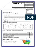 Devoir 2 Modele 1 Informatique 3ac Semestre 1