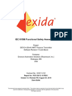 Functional Safety Certificate Assessment 3051s Pressure Transmitter en 77168