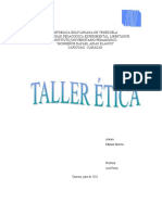 Taller I Ética