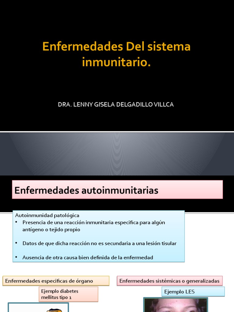 Enfermedades Autoinmunitarias y Tolerancia Inmunitaria | PDF ...