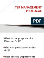 Disaster Management Protocol