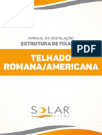 Telhado Romana/Americana: Estrutura de Fixação