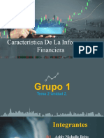 Característica de La Informacion Financiera