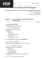 Download Samenvatting Criminologie by Brecht Warnez SN50812575 doc pdf