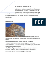 Investigacion Minerales en La Ingenieria Civil