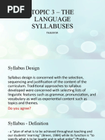 7th Lecture - Structural Syllabus | PDF | Grammar | English As A Second ...