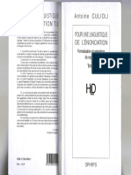 CULIOLI-Livro-1999-Pour Une Linguistique de L'énonciation TOME 2