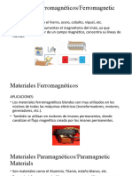 Materiales Ferromagnéticos-Paramagnéticos