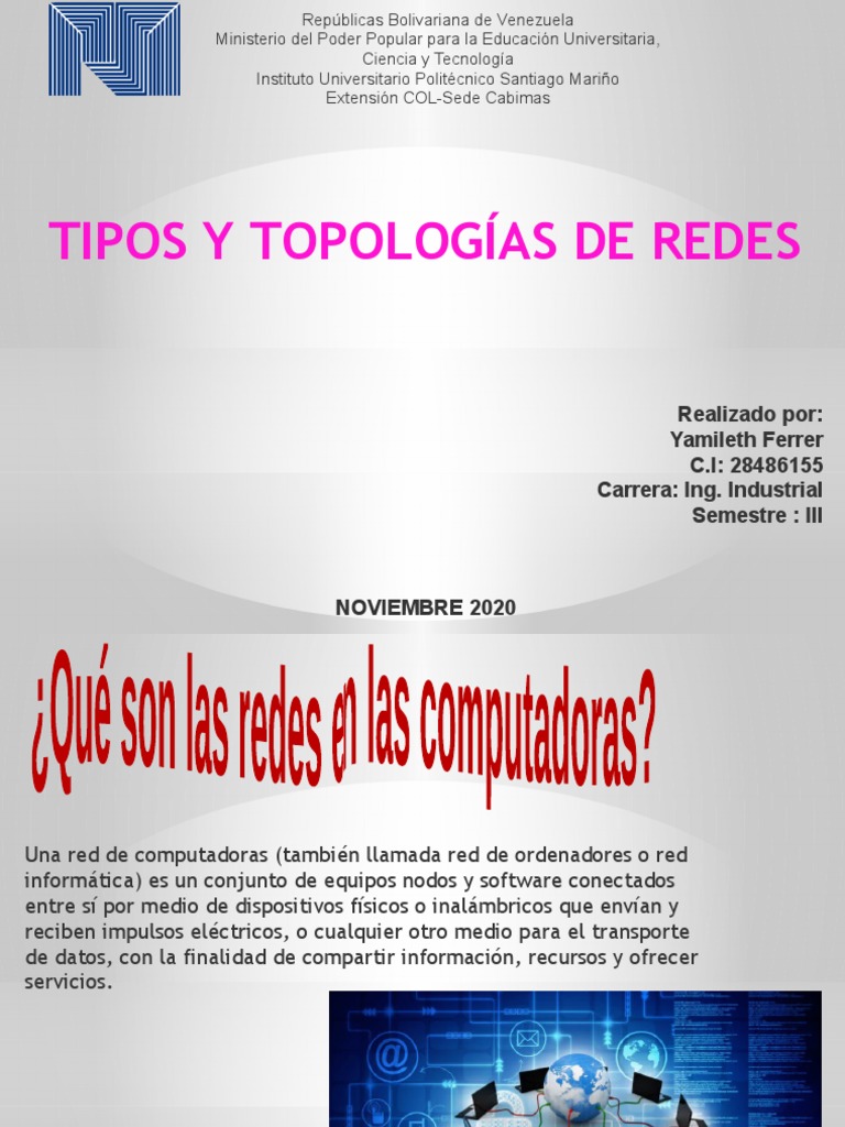 Tipos y Topologías de Redes Informáticas | PDF | Red de área amplia ...