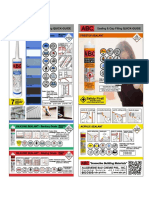 Silicone Sealant Quick Guides