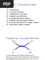 Coupled Line - Even and Odd Mode