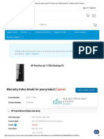 HP Customer Support - Product Warranty Results