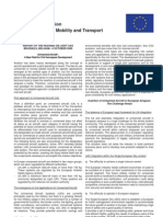 European Commission Directorate General Mobility and Transport