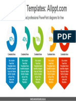 Banner Donut Chart PowerPoint Diagram Template