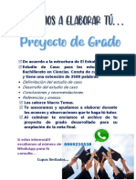 Propaganda de Proyecto de Grado