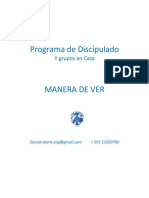 Coaching Ministerial - Manera de Ver (Alumno)