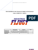 Procedimiento de Trabajo Fabricacion de Silo para Cemento y Arena