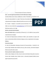 Demanda de Tenencia y Alimentos