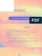 Cute Pastel Doodle & Gradients Notes by Slidesgo