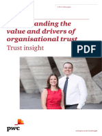 Trust Insight Understanding The Value and Drivers of Organisational Trust