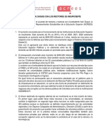 Acuerdo de Duque Con Los Rectores Es Insuficiente