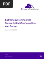 Extremeswitching 200 Series: Initial Configuration and Setup