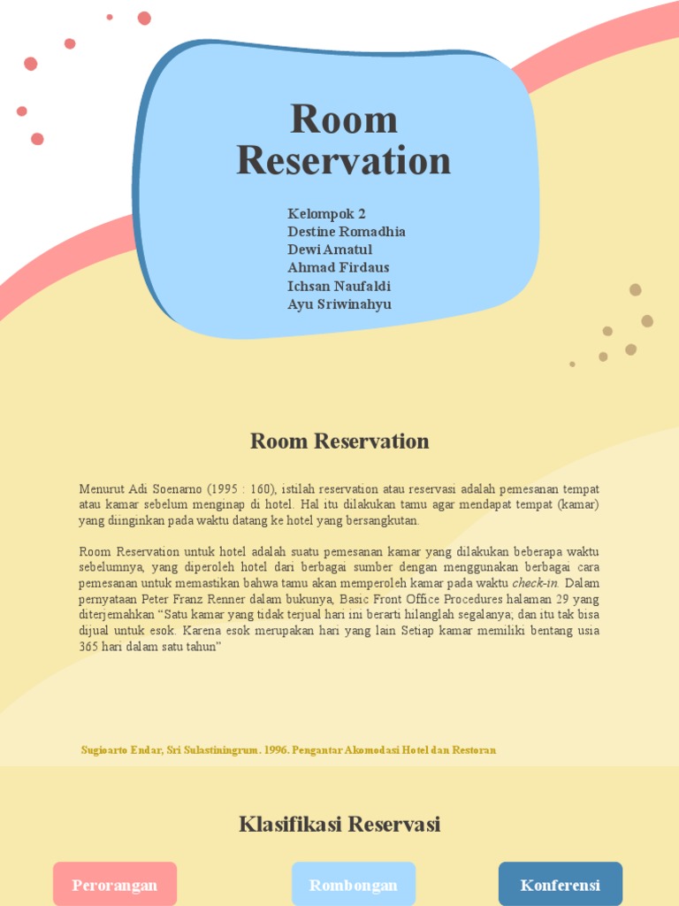 Room Reservation Kel 2 | PDF