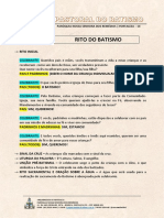 PASTORAL DO BATISMO - RITO DO BATISMO4.0