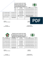 Jadwal Perencanaan T.E 2020 Gigi