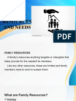 Family Resources and Needs