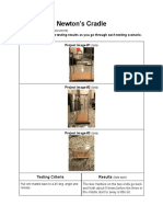 Newton's Cradle: Add A Description of The Testing Results As You Go Through Each Testing Scenario. Project Image #1