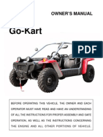 Go-Kart: Owner'S Manual