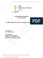 This Study Resource Was: Marketing Management (Case Analysis)