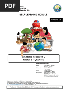 Practical Research 2 - G12