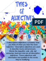 Grade 4 Types of Adjectives