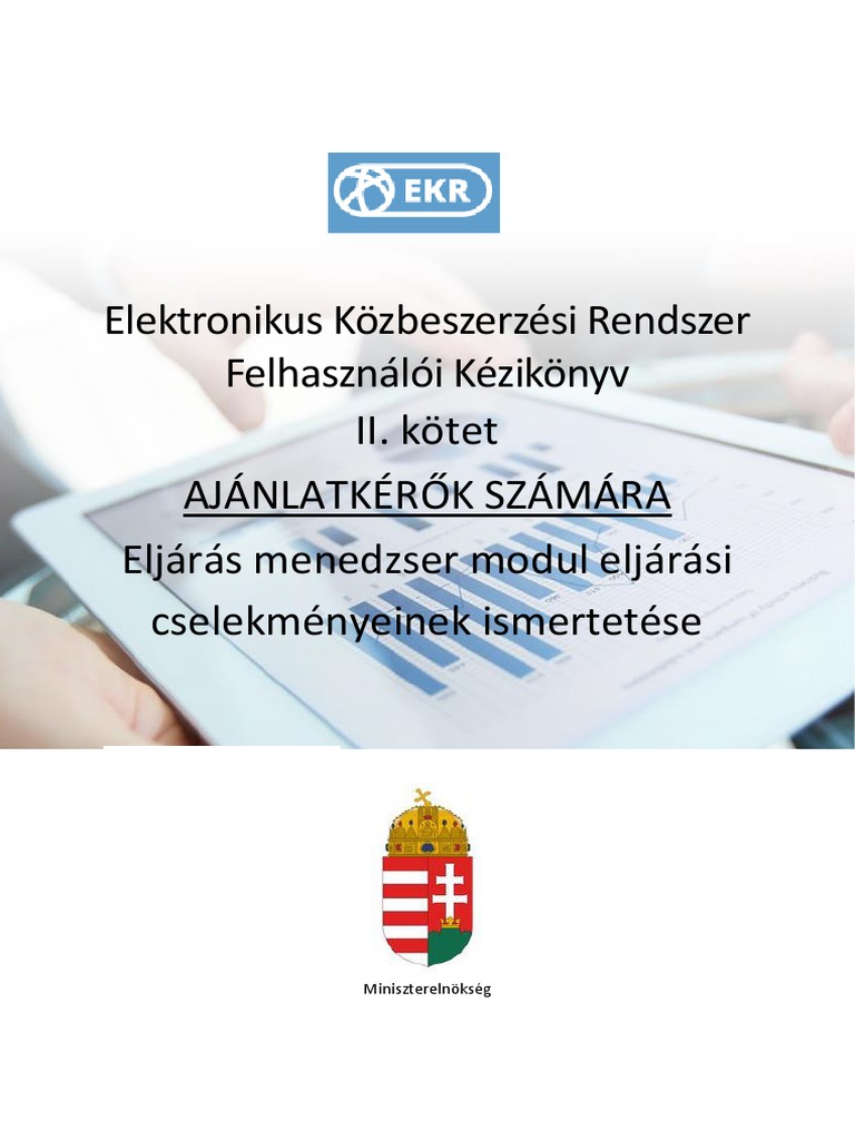 EKR Felhasznaloi Kezikonyv II Kotet V25 Ajanlatkero | PDF