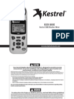 User Guide: K Est Re L 5 5 0 0 Weat H Er M Et e R