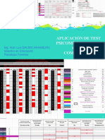 Aplicación de Test Psicométricos y Su Corrección Computarizada