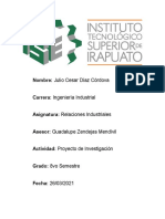 Proyecto de Investigación Programa de Inducción Al Personal de Una Empresa Manufacturera.