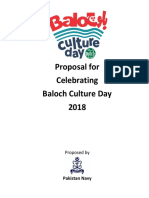 Sponsorship Proposal Baloch Cuture Day