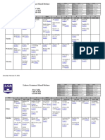 Seminars Time Table 2021