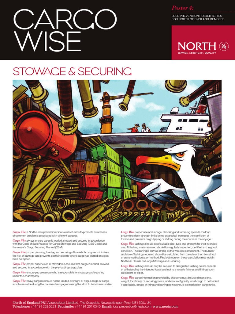 Cargo Wise Stowage & Securing Promoting Proper Planning, Loading, and