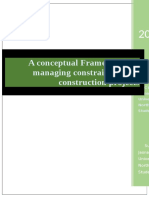 A Conceptual Framework For Managing Constraints For Construction Projects 1