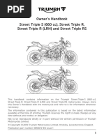 Street Triple Owners Handbook 3855672EN