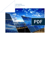 Marketing Research On Solar Products: Authorized and Provided For AFRO DAN PLC