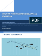 01 - FINAL - Paparan Pak BAMBANG WIDIANTO-Kebijakan Percepatan Penanggulangan Kemiskinan